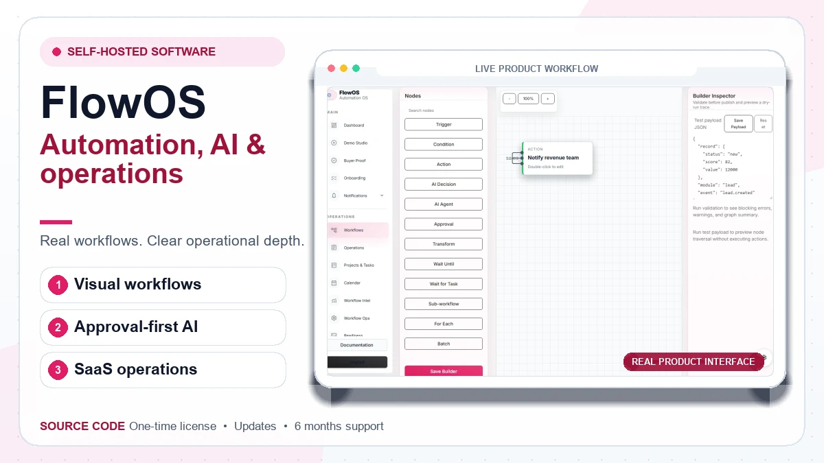 FlowOS product preview