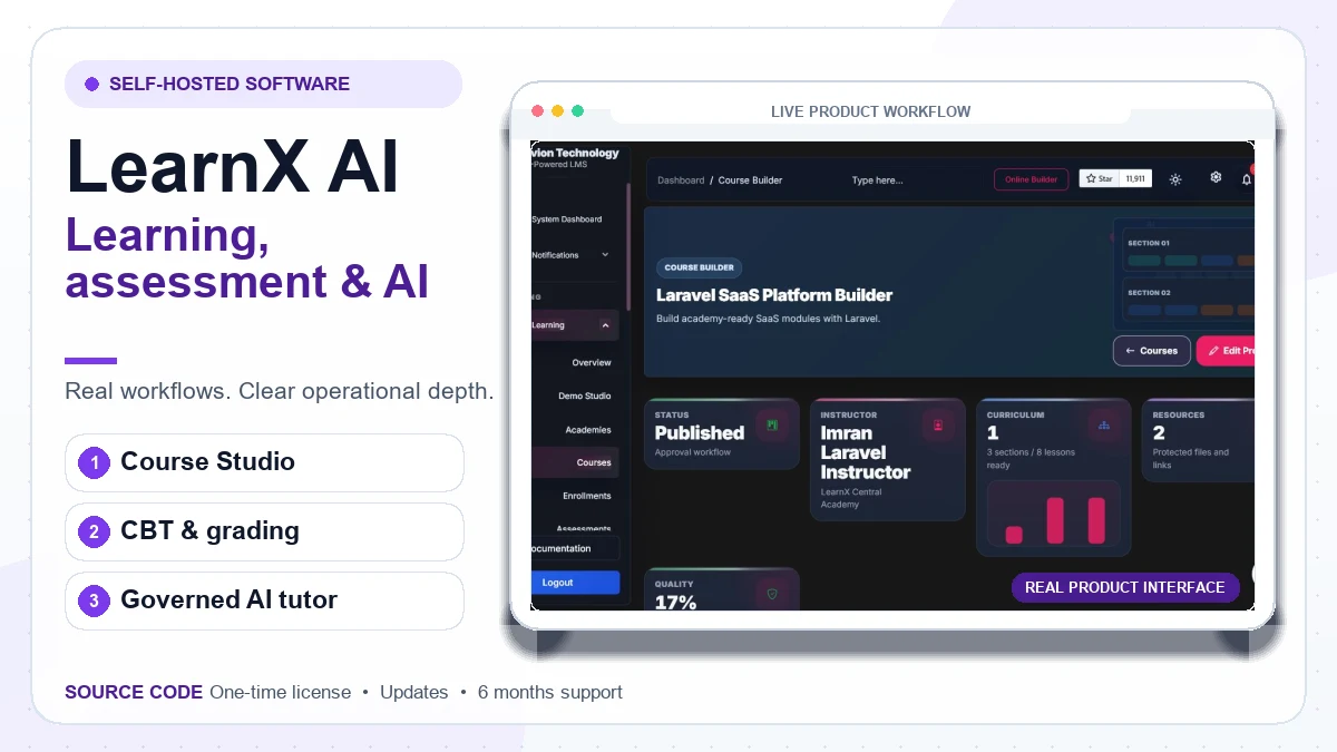 LearnX AI product preview