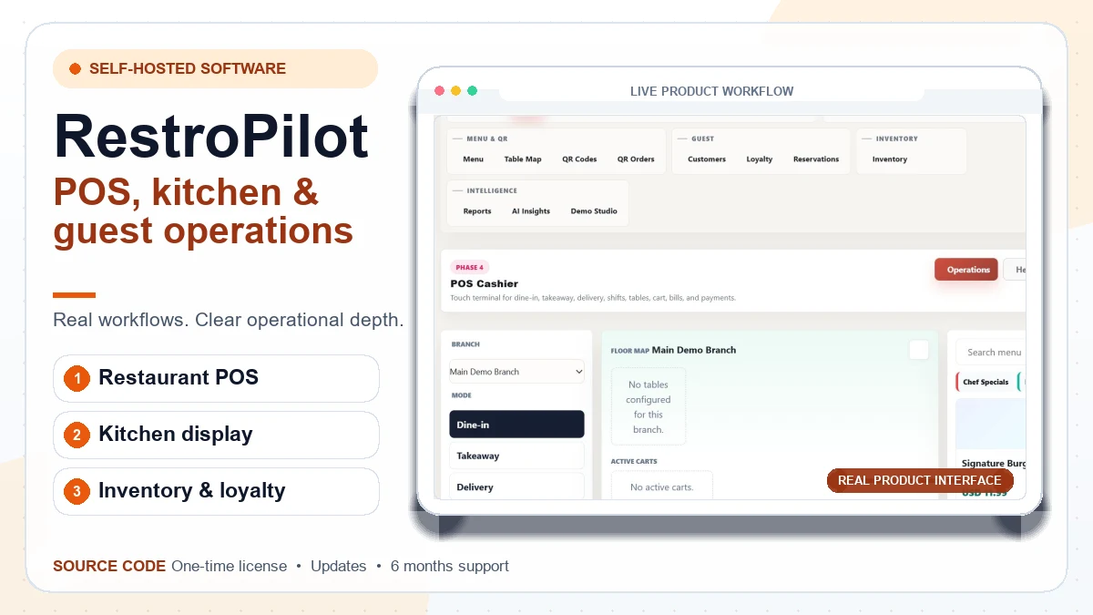 RestroPilot product preview