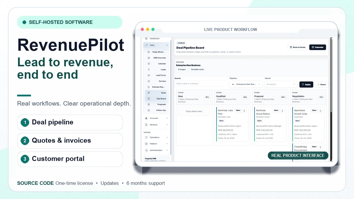 RevenuePilot product preview