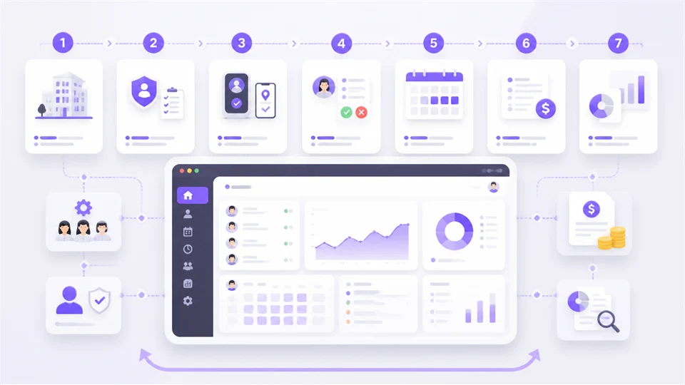 AttendPro explainer graphic for How do teams use AttendPro?