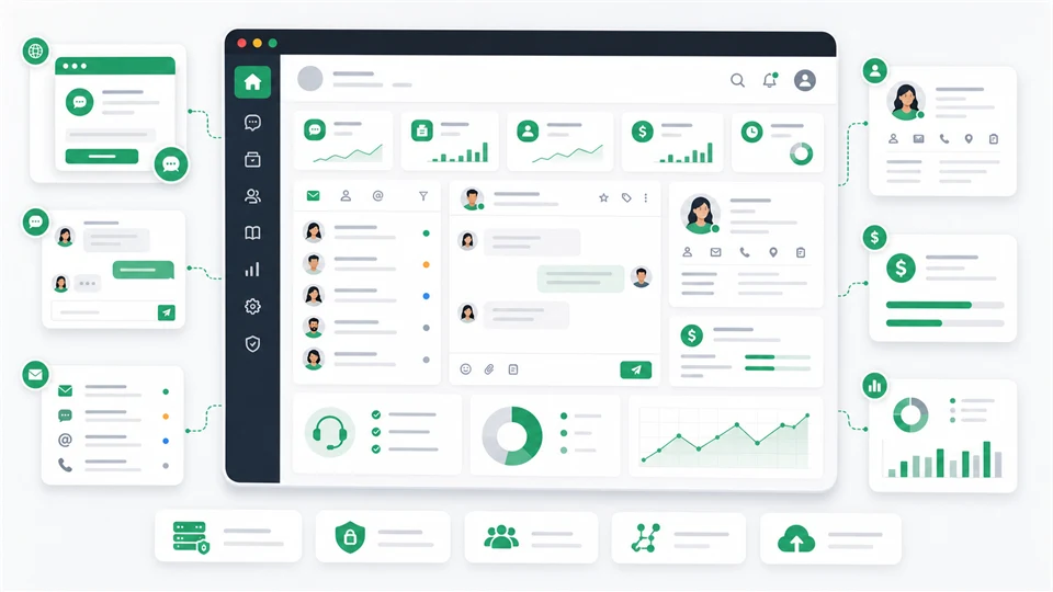 OvionDesk explainer graphic for What does OvionDesk do?