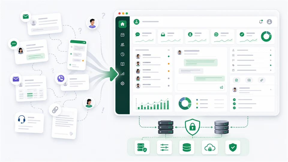 OvionDesk explainer graphic for What is OvionDesk for?
