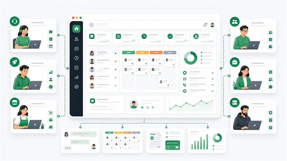 OvionDesk explainer graphic for Who can use OvionDesk?